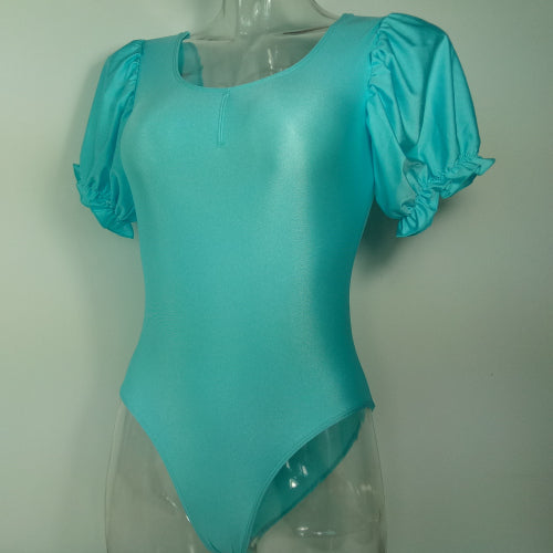 The Chelisse Leotard puff sleeve leotard. YAGP. ballet. Dance compeititon