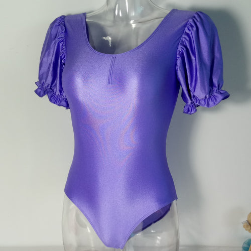 The Chelisse Leotard puff sleeve leotard. YAGP. ballet. Dance compeititon