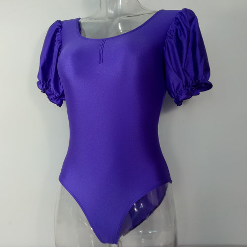 The Chelisse Leotard puff sleeve leotard. YAGP. ballet. Dance compeititon