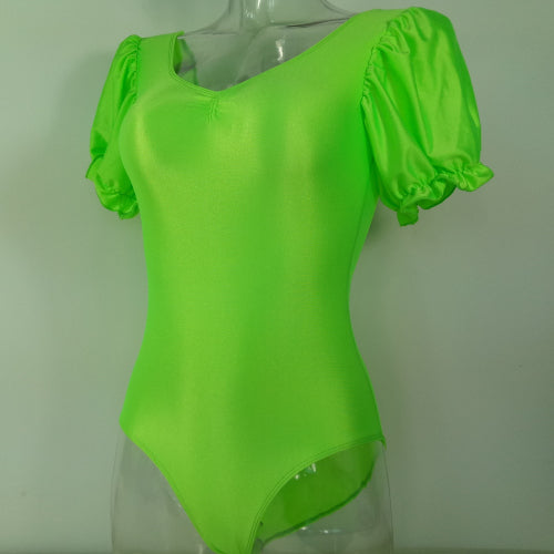 The Chelisse Leotard puff sleeve leotard. YAGP. ballet. Dance compeititon