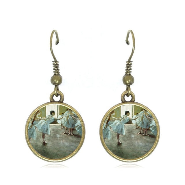 The Degas Ballerina Drop Earrings