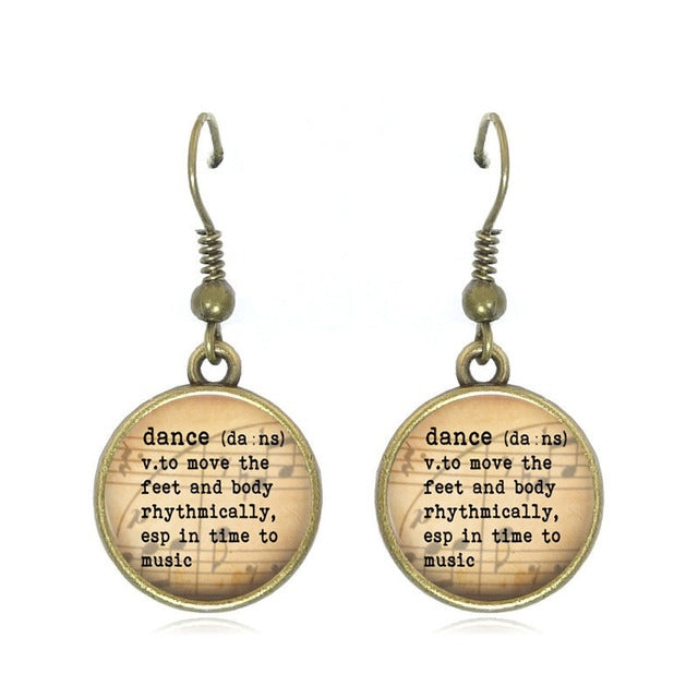 dance drop earrings