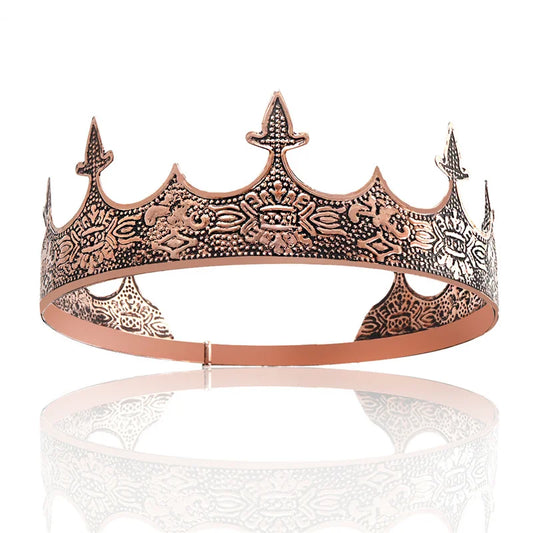 Corona de rey ajustable en cobre