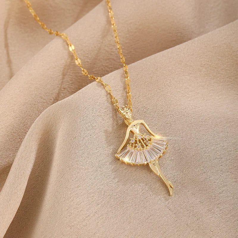 Le collier pendentif Sylvia Ballerina