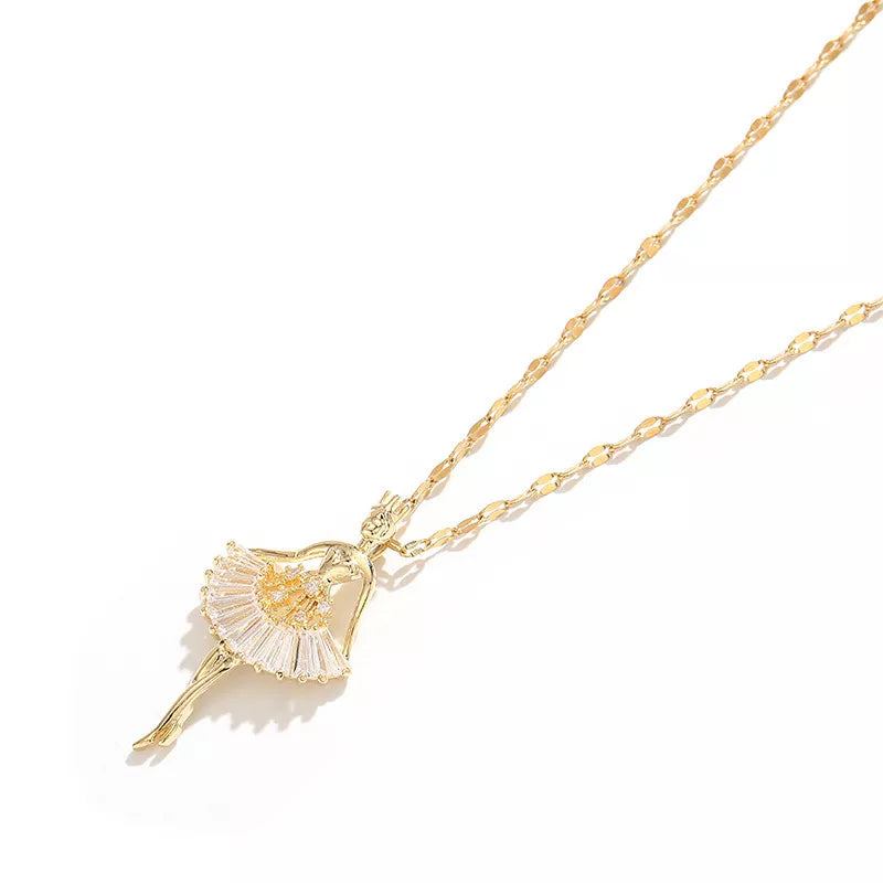 Le collier pendentif Sylvia Ballerina