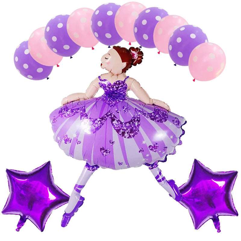 Balões de festa bailarina - Decoração elegante de balé - Panache Ballet Boutique