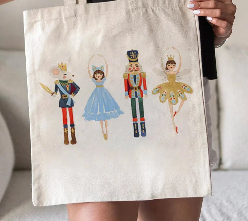 Nutcracker ballet tote bag