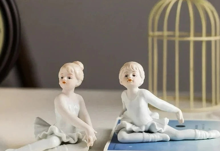 ceramic ballerina figurines