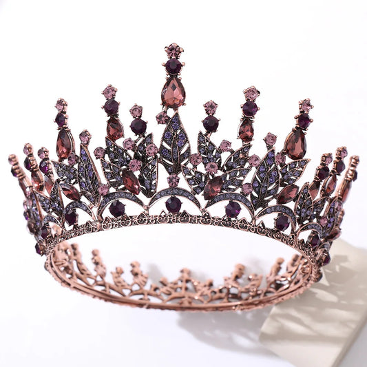 Plum colored crystal crown
YAGP
