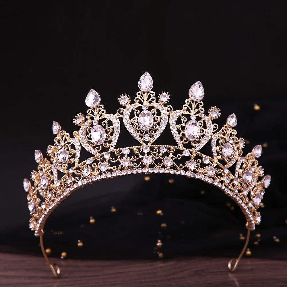 The Laoise Tiara crystal in gold setting