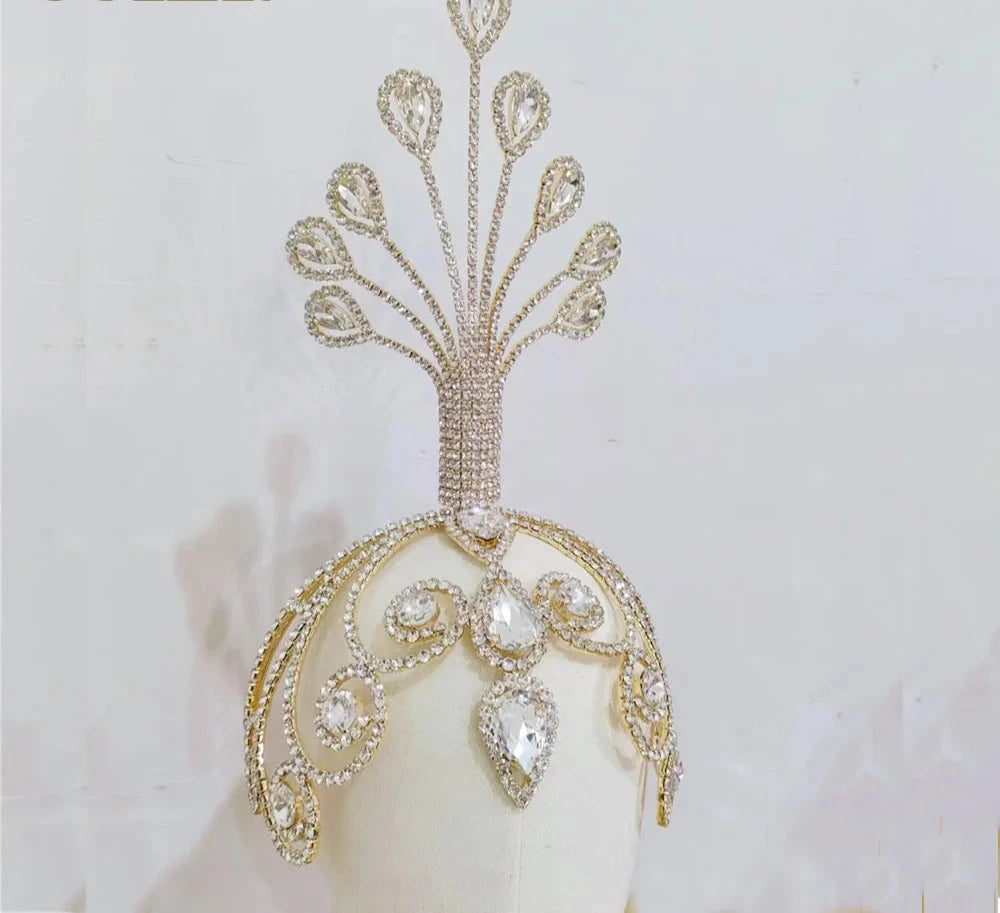Crystal headpiece ballet YAGP show girl ballet bridal snazzy sparkly