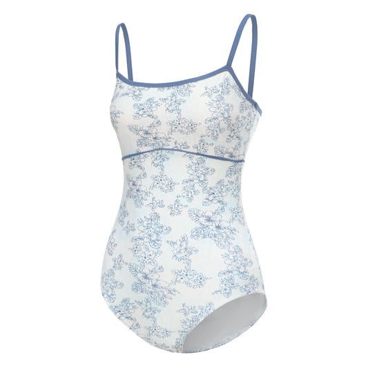 floral girls leotard