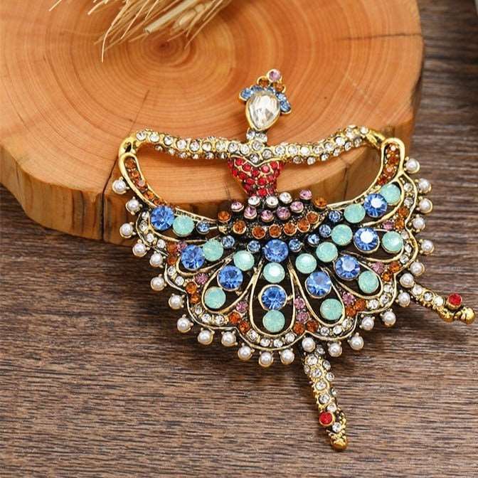 Spilla da ballerina di balletto - Elegante accessorio per la danza - Panache Ballet Boutique