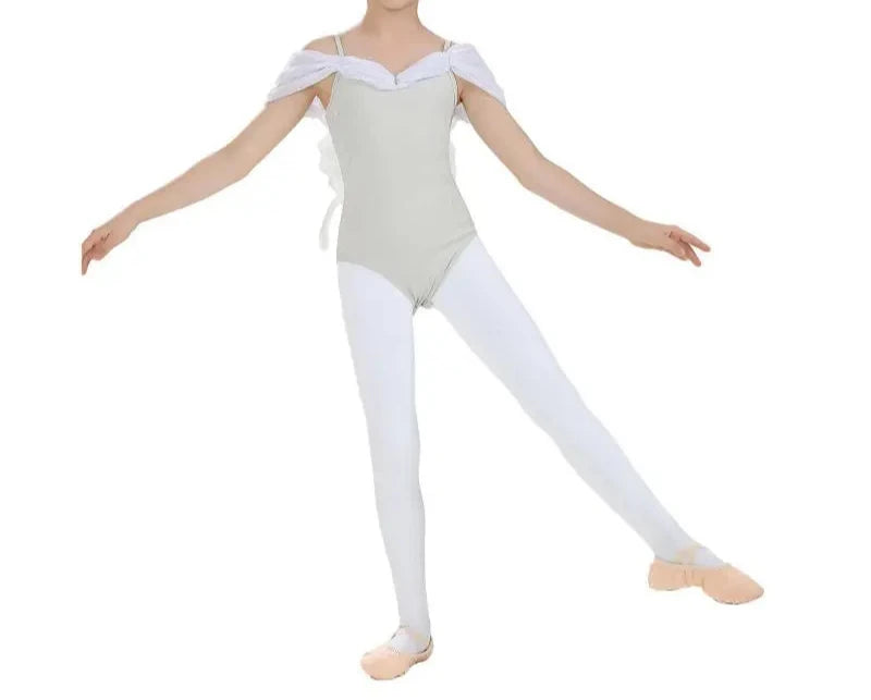 Das Pamela Leotard/Bodysuit und Tutu Set weiß