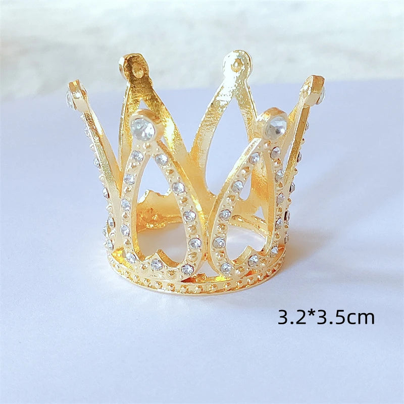 mini gold bridal and ballet crown