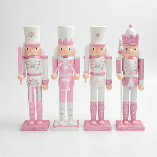 Pink Nutcracker soldiers