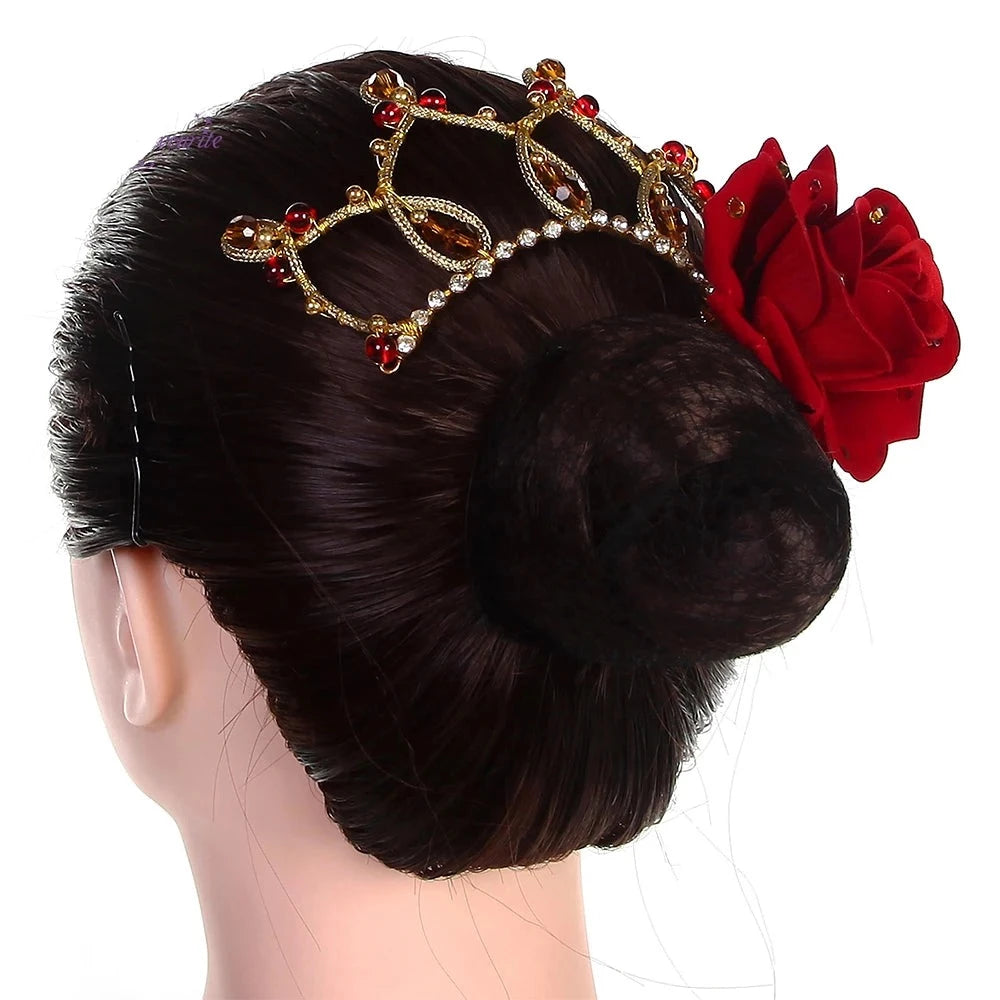 The Manuela Rose and Crystal Headpiece