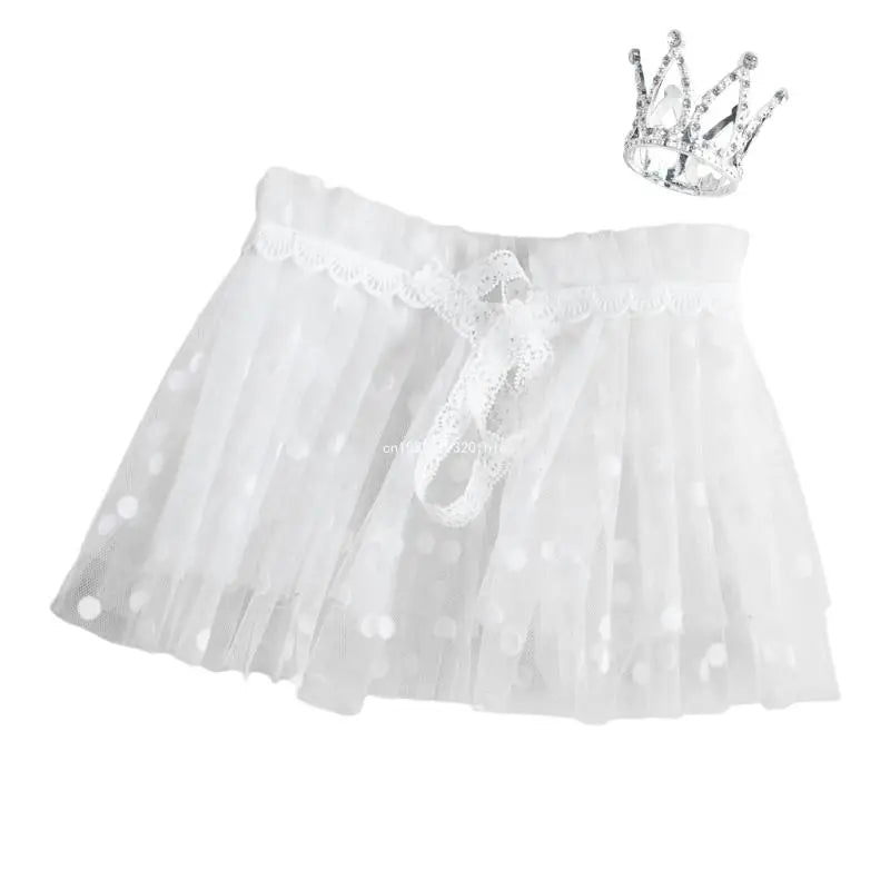 Conjunto de tutu e coroa para recém-nascidos Amira - Vestidos de balé infantil - Panache Ballet Boutique
