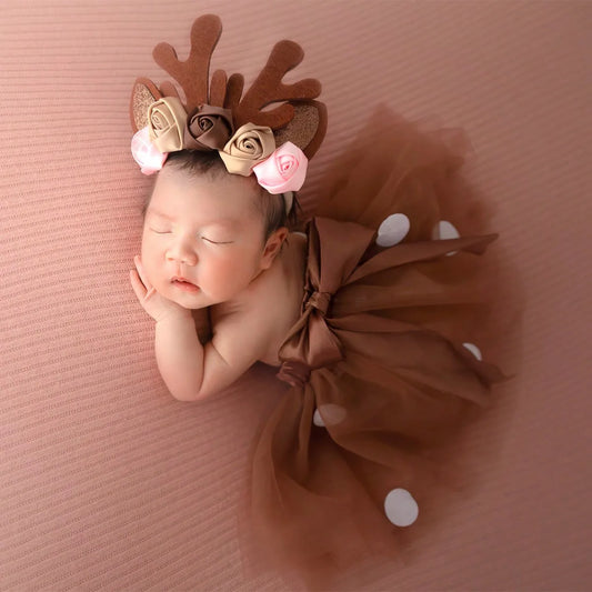The Little Reindeer Newborn Tutu Set