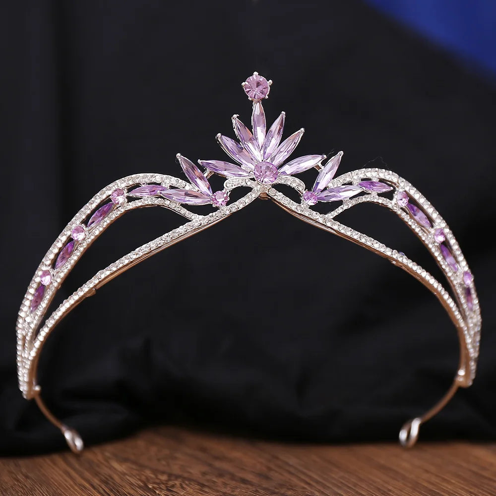 Purple crystal YAGP tiara
