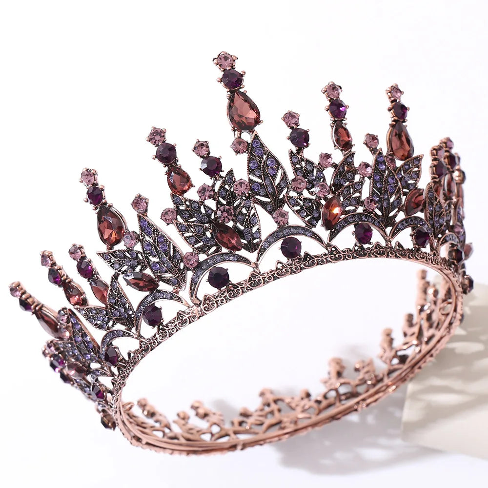Plum colored crystal crown
YAGP
