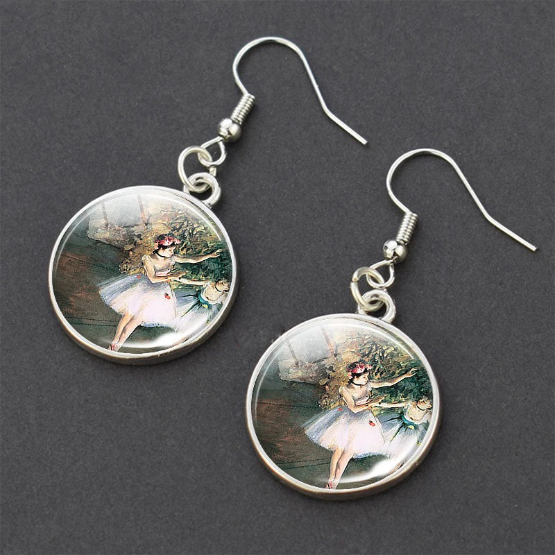 degas glass earrings
