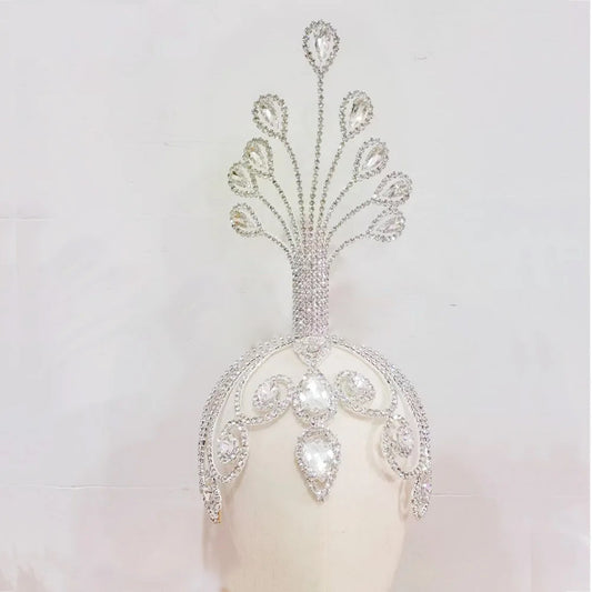 The Zaya Crystal Headpiece