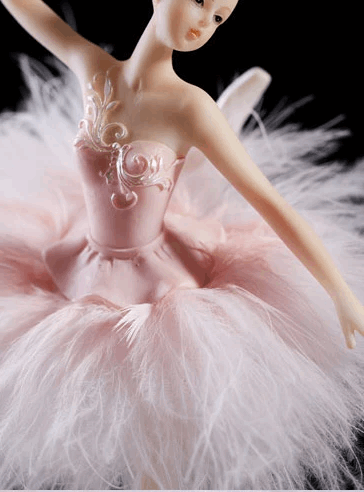 Caixa de música para bailarina - Lembrança de dança elegante - Panache Ballet Boutique