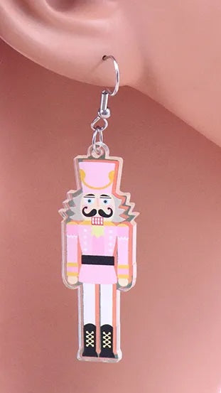 pink nutcracker earring ballet