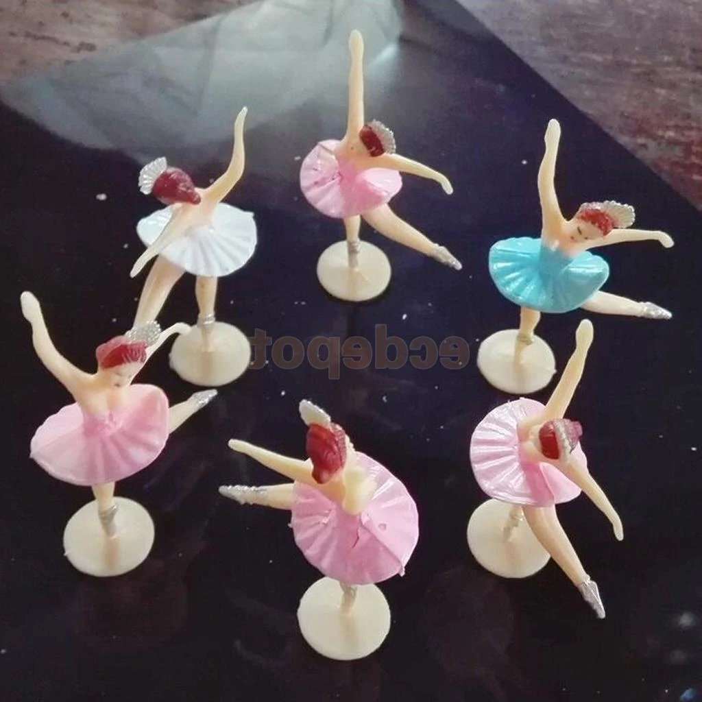 Toppers de bolo de pequena bailarina - Decorações encantadoras de balé para bolos - Panache Ballet Boutique