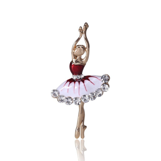 Die Angelina Ballerina Brosche – Einzigartiges Ballettzubehör – Panache Ballet Boutique