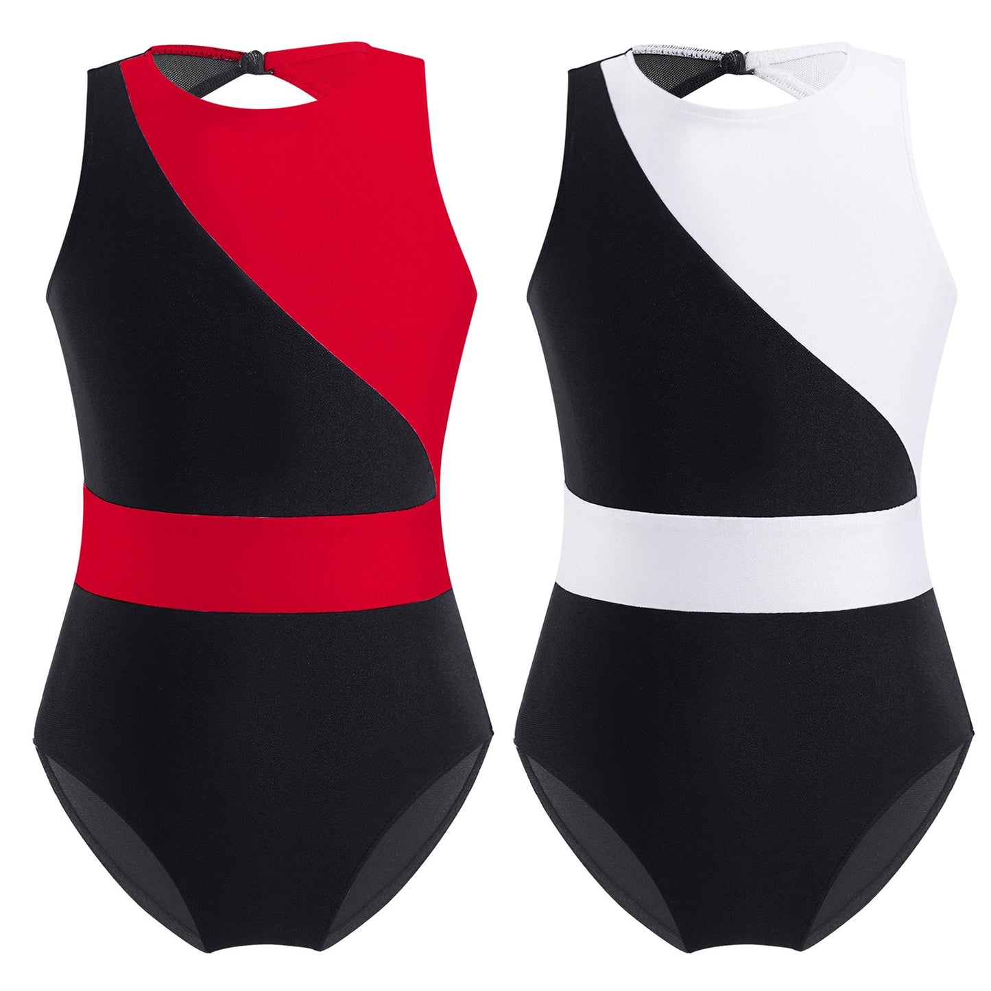 maillot bicolor de tirantes para niños