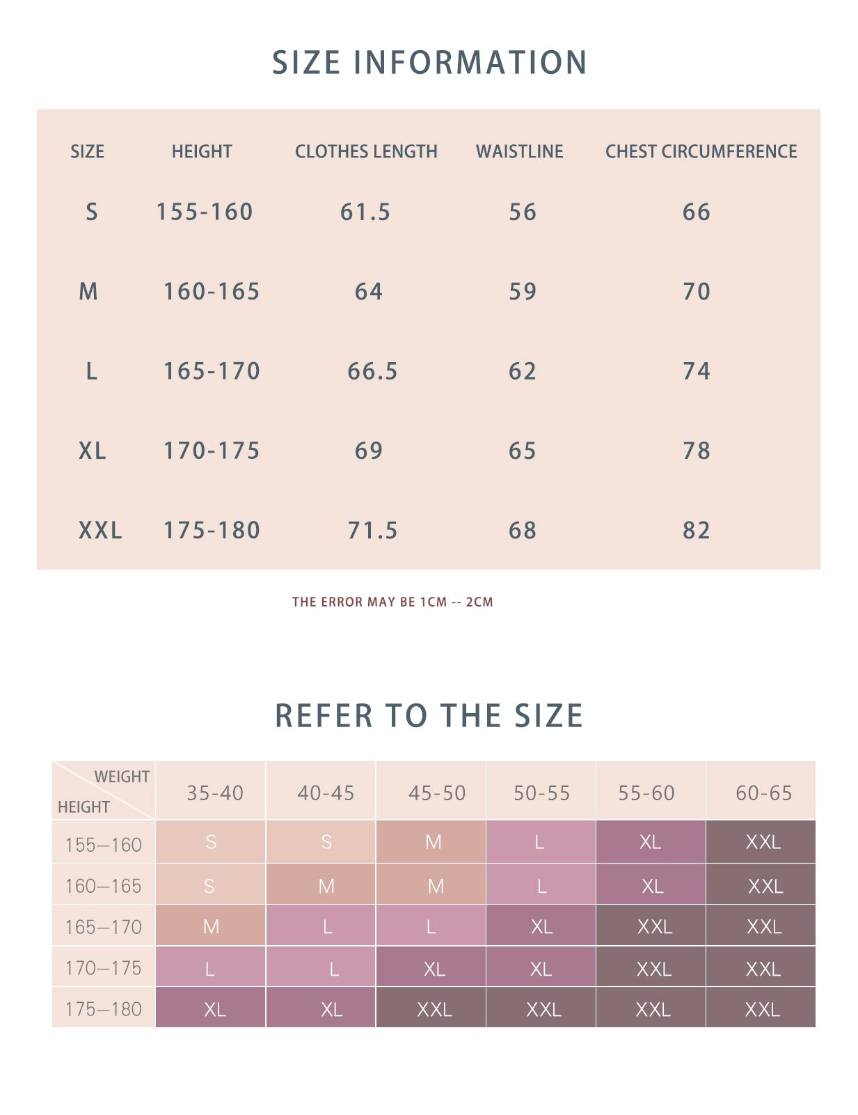 size chart for 3/4 sleeve leotard with white trim