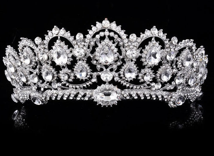 elegant tiara with crystals for ballet or wedding