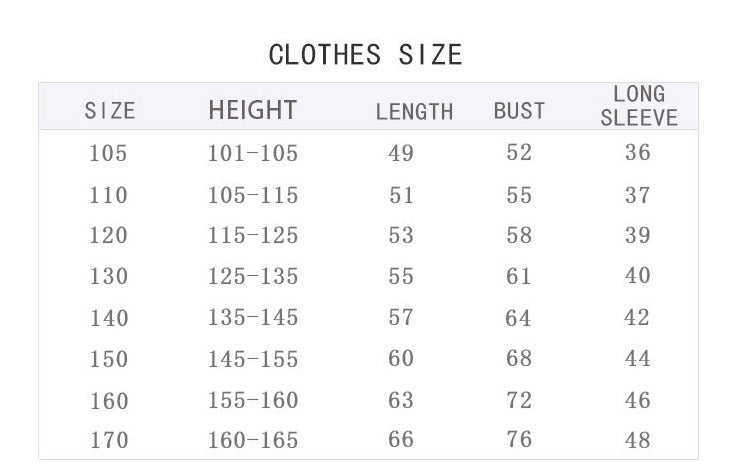 size chart for girls lace leotard
