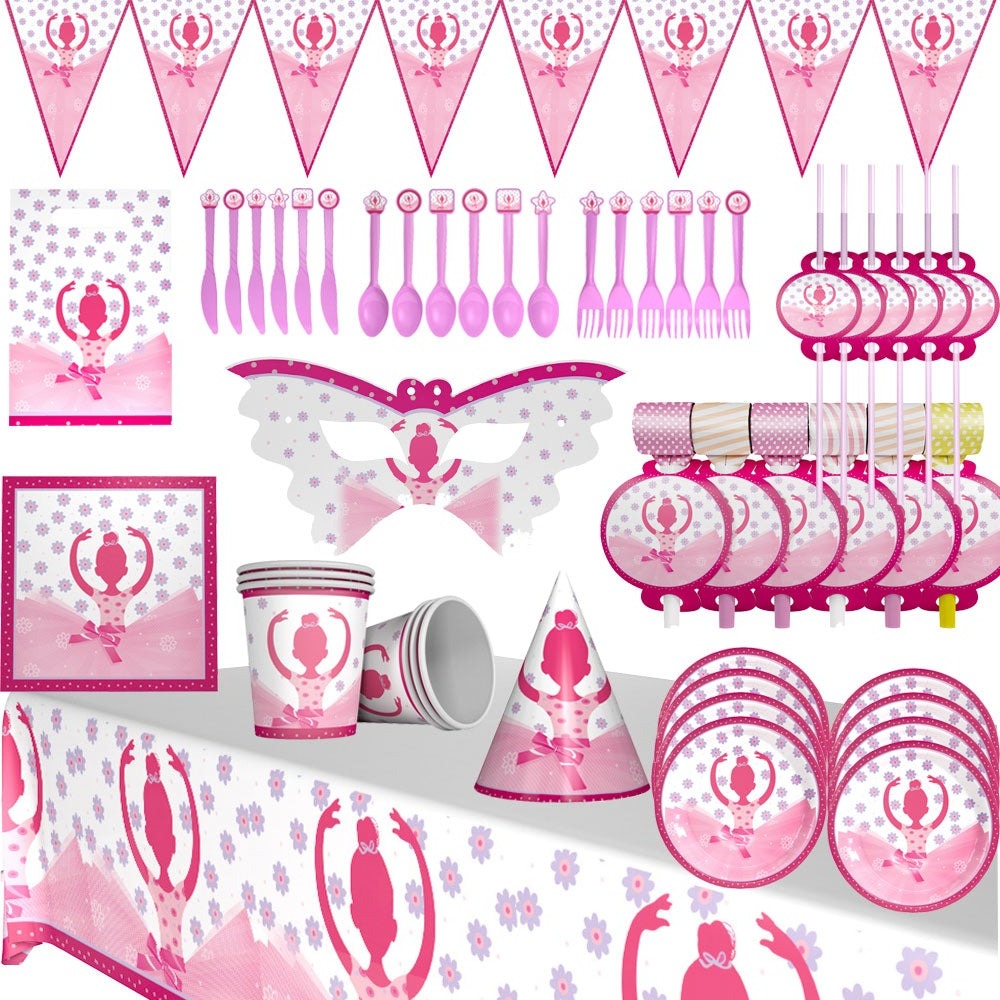72-teiliges Ballerina-Party-Set