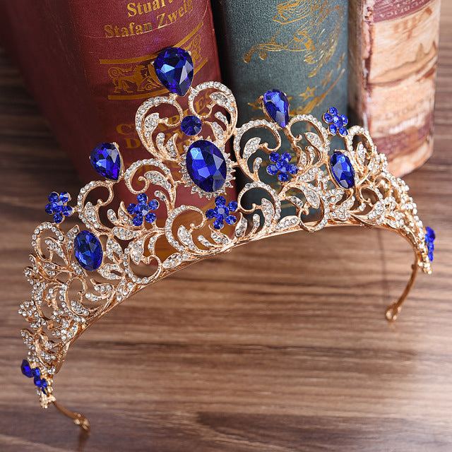The Sapphire Blue Tiara Collection