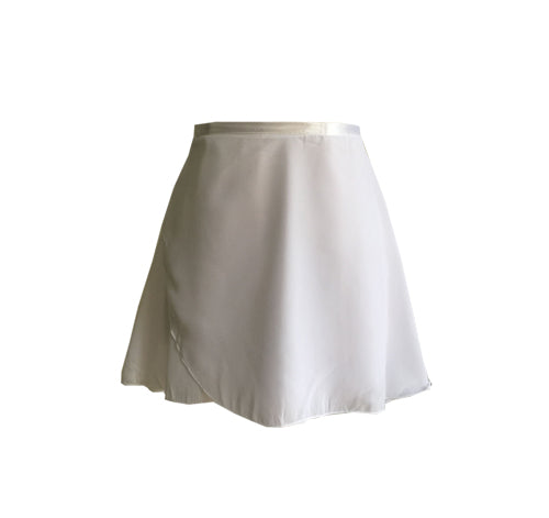 white chiffon ballet skirt