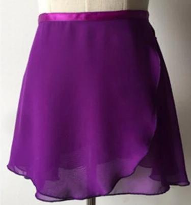 purple chiffon ballet skirt