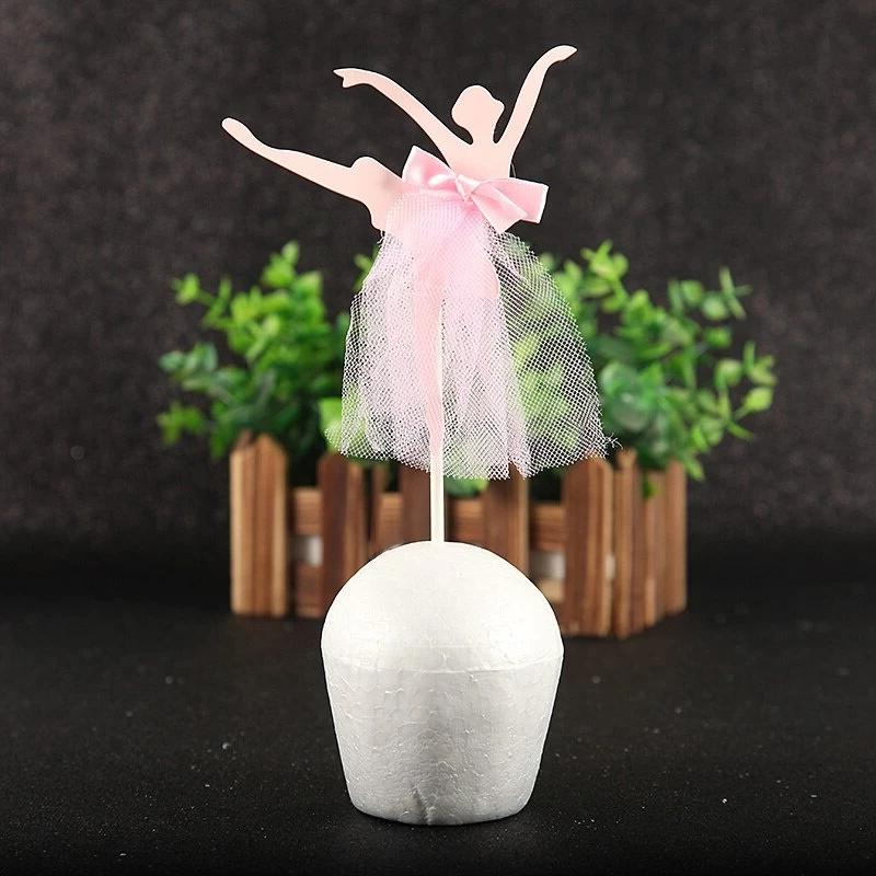 Ballerina Cupcake Toppers - Elegant Cake Decor - Panache Ballet Boutique